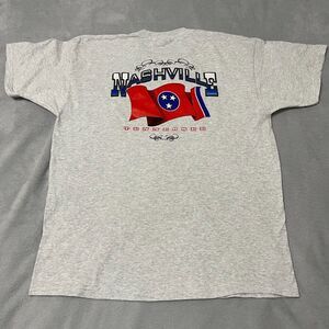 Nashville Shirt Mens Extra Large Gray Visa State Flag of Tennessee FOTL